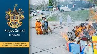Pre-Prep | Year 1 are visited by local firefighters