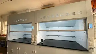 Chemical Resistance Fume Hood Installation #fumehood 