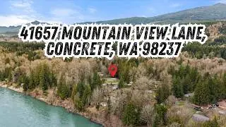 Concrete WA Homes for Sale | 41657 Mountain View Lane | 2025 Home on 36,155 sf lot + 1,000 Sqft Shop