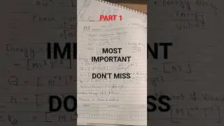 Most important dimensional formula #Class 11 #JEE NEET #important