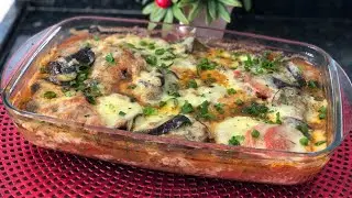 BERINJELA DE FORNO COM SARDINHA DELICIOSA!!! RECEITINHAS COM AMOR ❤️