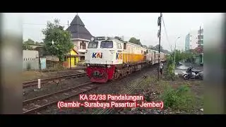 Rekap kereta pagi pada hari Jumat
