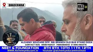Hon'ble DDC Chairman Doda Dhanater Singh Kotwal along with PDP leaders visits Puneja Bhaderwah