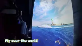 Flying Dome Cinema: Fly Over the World with Immersive VR Tech
