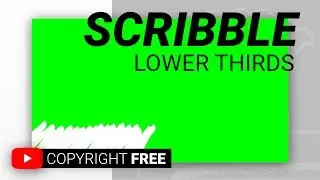 Green Screen Lower Thirds &ndash; Scribble Style in iMovie