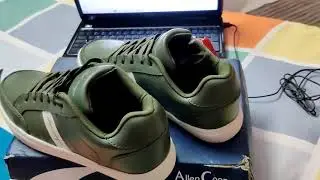 Review #Allen Cooper Olive Green Sneakers 👍