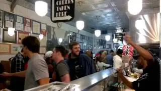 Always a party at Jim's Steaks South Street