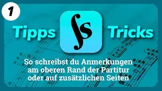 Tipps und Tricks zur Noten-Software forScore (1): Partitur durch Anmerkungen erweitern