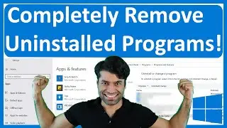 Uninstalled program still showing in Control Panel Windows 10