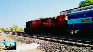59508 - Somnath &harr;️ Rajkot Fast Passenger Diparting And Crossing 11088 - Pune &harr;️  Veraval Express