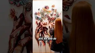 KATERINA MARCHENKO Faz OBRAS DE LUXO Apenas Com BORDADO (Via: @marchenkokate no TT)