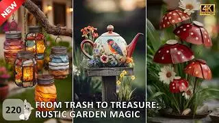 Scrap to Serenity: DIY Upcycled Rustic Garden Decor