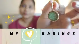 My Fav earring collection - Tamil || Minimal