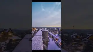 Deeg ka snowfall:Ek khubsurat manzar!❄️🌨️Aayiye dekhein is jaadu ko!#Deeg#Snowfall#winterwonderland