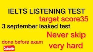 27 august ielts listening test most difficult#trending#listening#listening_skills#leaked #listening