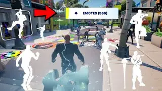 Every Emote With *NEW* Black Adam Skin in Fortnite