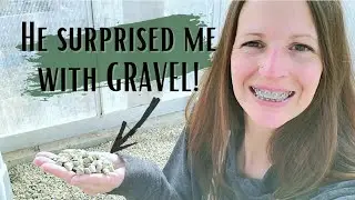 Installing Gravel in the Greenhouse | Wright Here Homestead
