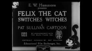 Felix Snitches Witches (1927, Thunderbean print)