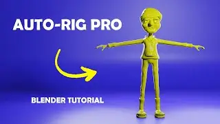 Как легко оснастить персонажа с помощью Auto-Rig Pro (урок по Blender 3.2)