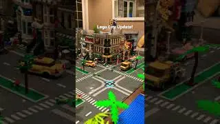 Lego City Update! Trying wider roads, center medians and a new layout. 🤩 #legocity #lego