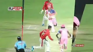 Ashwin run out for Butler