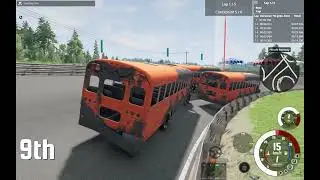 Me vs AI school buses in beamng drive