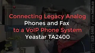 Connecting Legacy Analog Phones to VoIP  - Yeastar TA2400