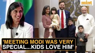 US Second Lady Usha Vance Recalls Heartwarming Family Meeting With PM Modi During India Visit