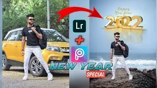 Picsart Happy New Year 2022 Photo Editing Tutorial | New Year Photo Editing | Manishhh