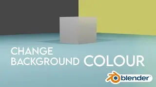 How to change background colour in blender