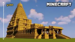 Minecraft Thanjai Periya Kovil | Brihadeewara Temple - Tamil