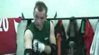 Mosina- KS Gniezno; w szatni chilę przed meczem