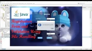 Java Tutorial | How to make User Registration Form with text files | Part 3 |Writing in File