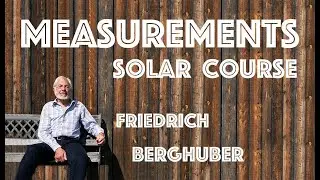 Measurements on a PV-Panel I Solar Teacher Training Course I Friedrich Berghuber