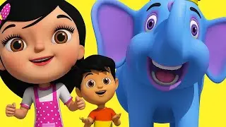 Hathi Raja Kahan Chale 🐘 | Hindi Nursery Rhymes | Baby Rhymes | Kids Song | हाथी राजा कहाँ चले