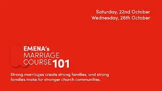 The Marriage Course 101 Online Event Invitation with Sila and Nicky Lee