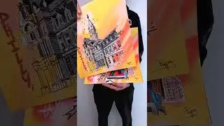 Oeuvres acrylique - th&egrave;me Philadelphie - par le street artiste Pappay