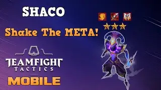⭐⭐⭐ 3 STAR Shaco Shaking the META in Dark Star & Protector Team | Teamfight Tactic Gameplay