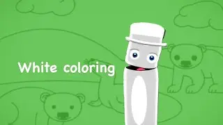 Color crew all about colors white cloud, polar bear otter snow ￼