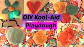 DIY Kool-Aid Playdough/How To Make Playdough With Kool-Aid