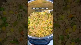 Instant Pot Fried Rice 🍚🥕 Recipe in Comments & Description
