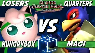 Coinbox 54 - Hungrybox (Jigglypuff) vs Magi (Falco) Losers Quarters - Smash Melee