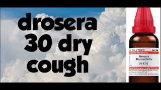Drosera 30 for cough