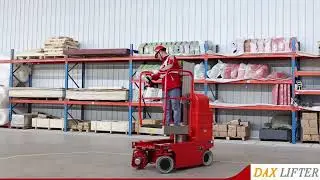 Self Propelled Single Mast Aluminum Man Lift-DAXLIFTER