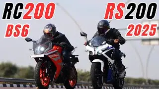 2025 Pulsar RS200 vs KTM RC200 {BS6} Drag Race