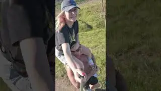 Как надо на муже ездить.