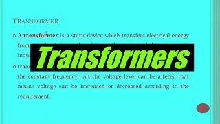 Single Phase and Three Phase Transformer