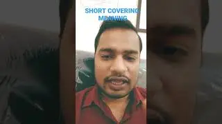 Short Covering Meaning |Stock Market #shorts