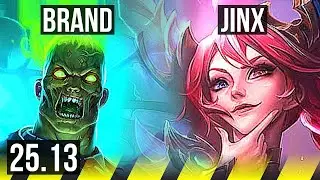 BRAND & Nami vs JINX & Nautilus (ADC) | Quadra, 9/2/4 | EUW Diamond | 25.13
