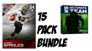 Madden 15 Ultimate Team 15 Pack Bundle MUT 15